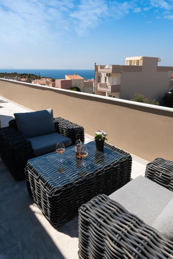 Procris Villas Breathtaking Sea View Kalathas Exterior foto